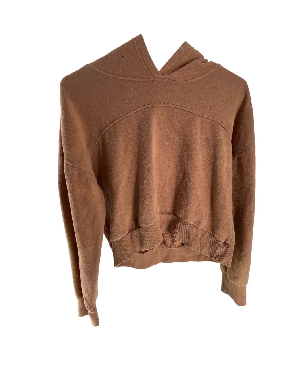 Hippie Rose Girls Brown Pullover Hoodie Sweatshirt Youth Size Medium